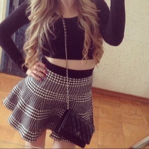 Gorgeous structured mini Skater Skirt